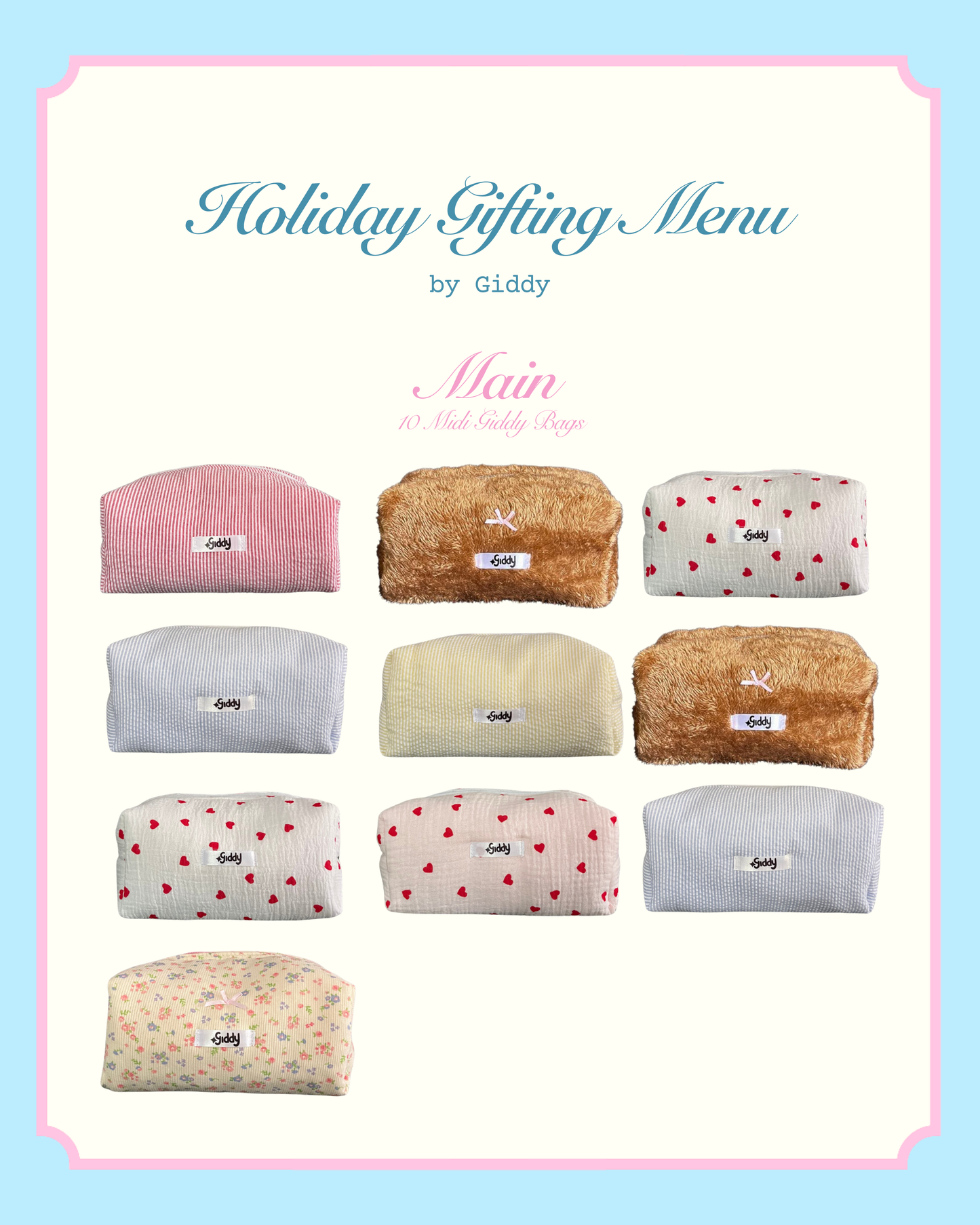 Holiday Gifting Menu