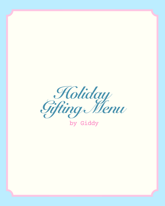 Holiday Gifting Menu